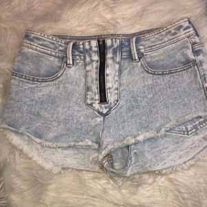 KENDALL & KYLIE HIGH RISE JEAN SHORTS SIZE 7